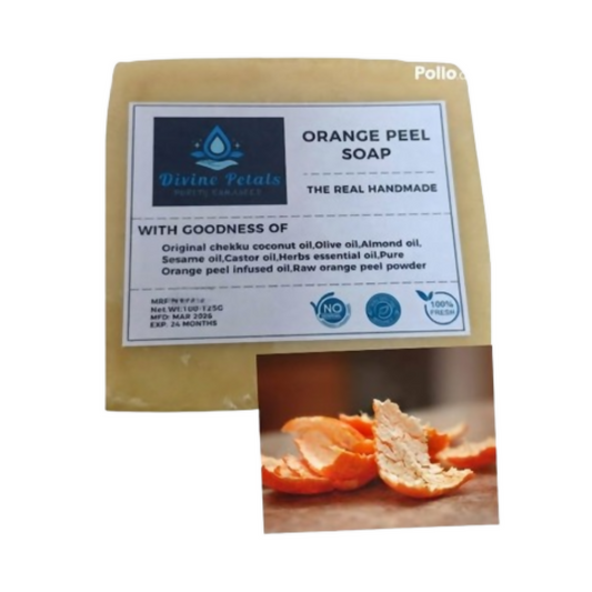 Divine Petals Orange Peel Soap