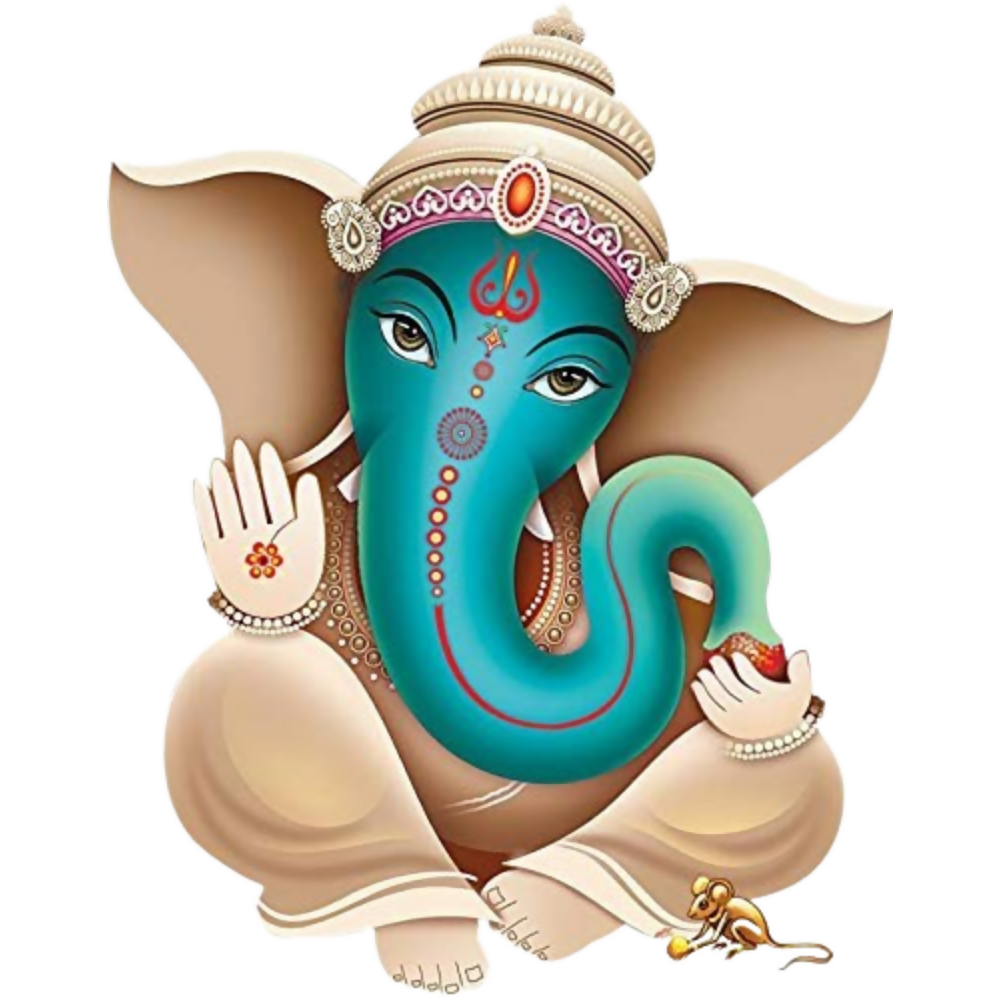 Rangoli Vinyl Religion Large Wall Sticker (Multicolor, 50 or 70 cm)