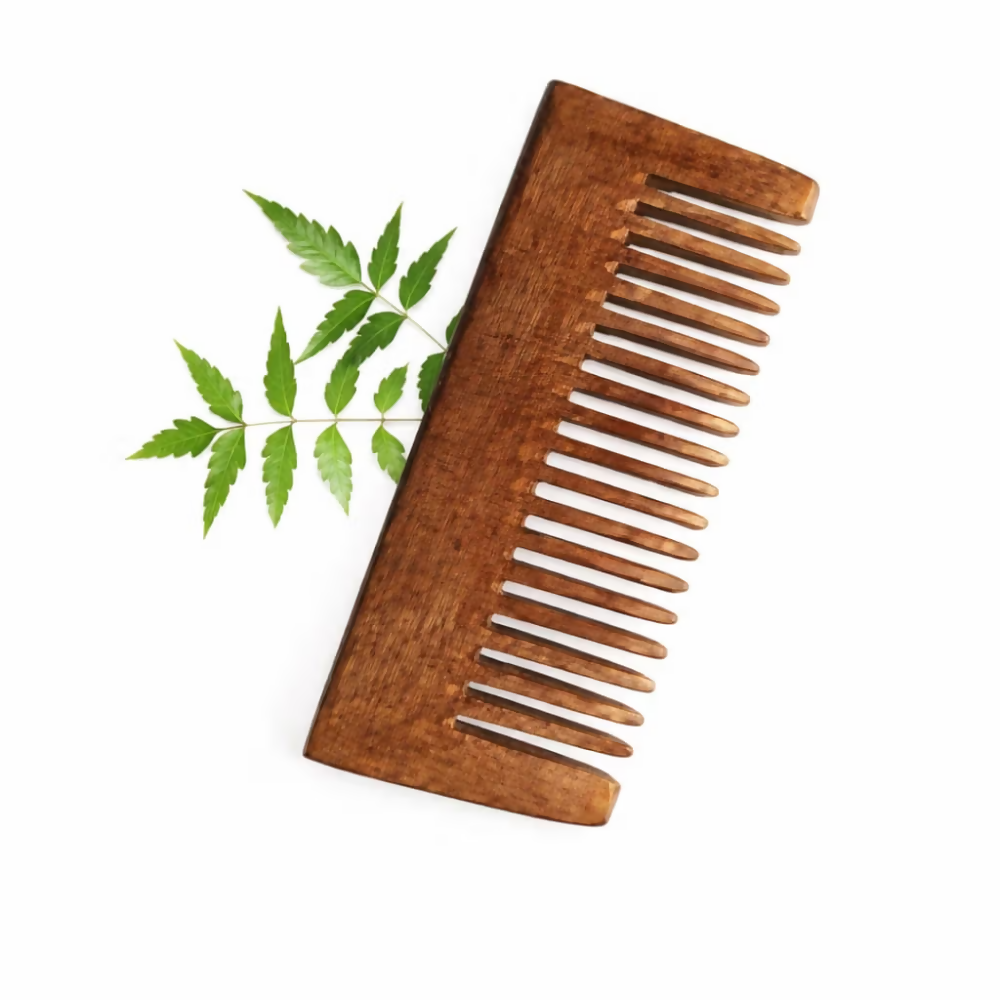 Bronson Professional Kacchi Neem Handmade Wooden Comb