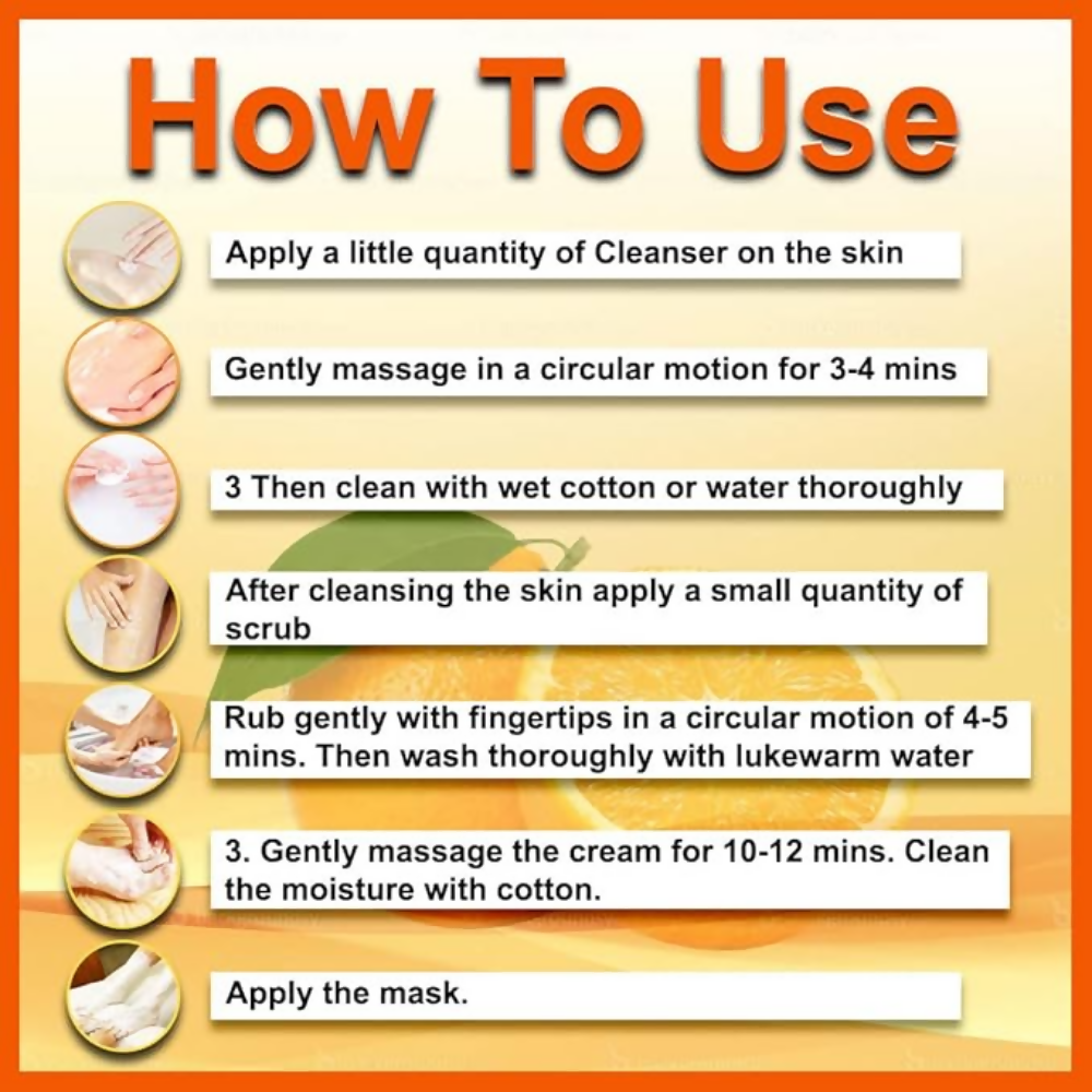 VedicAyurveda Manicure Pedicure Spa Kit Orange Peel Oil