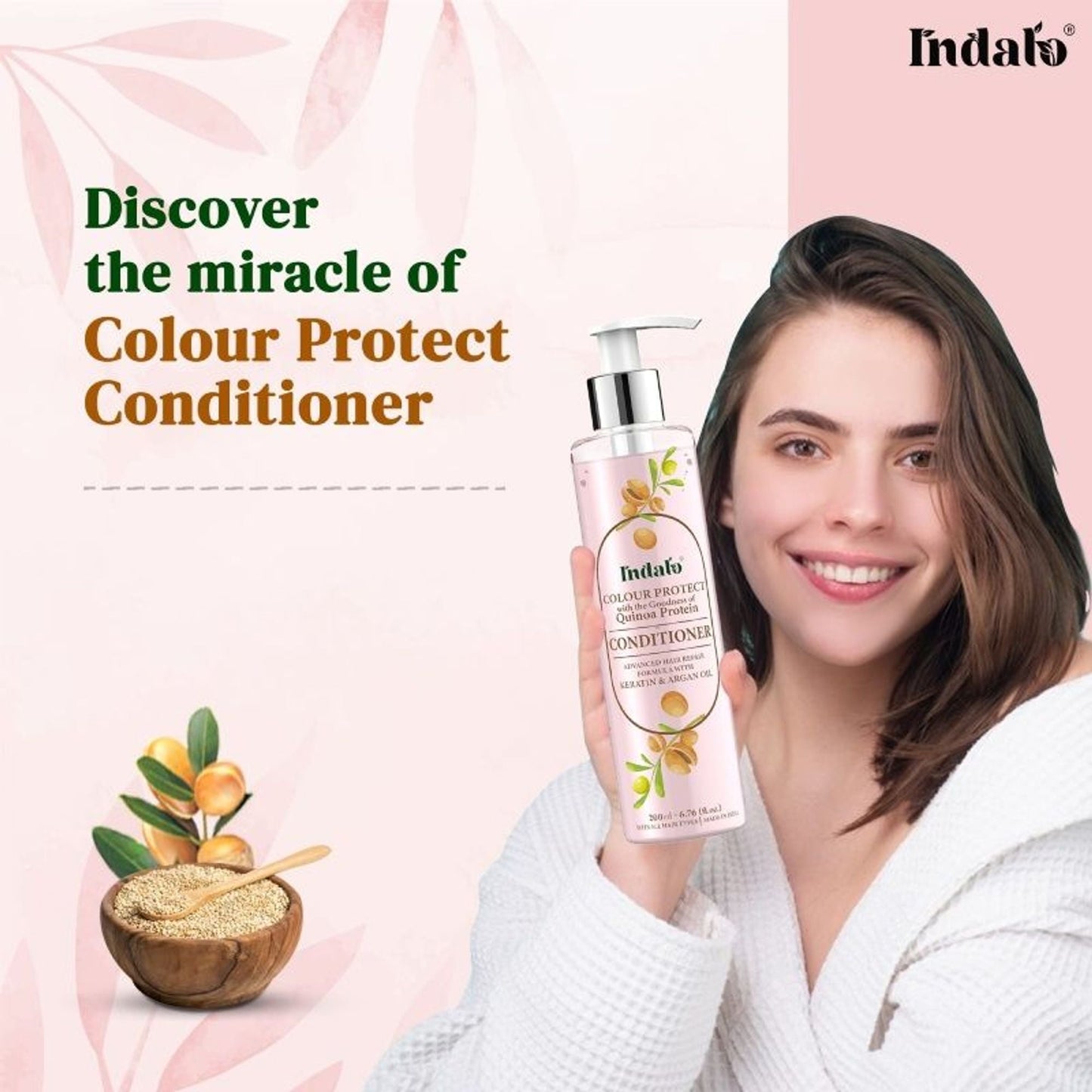 Indalo Quinoa Protein Colour Protect Conditioner With Keratin