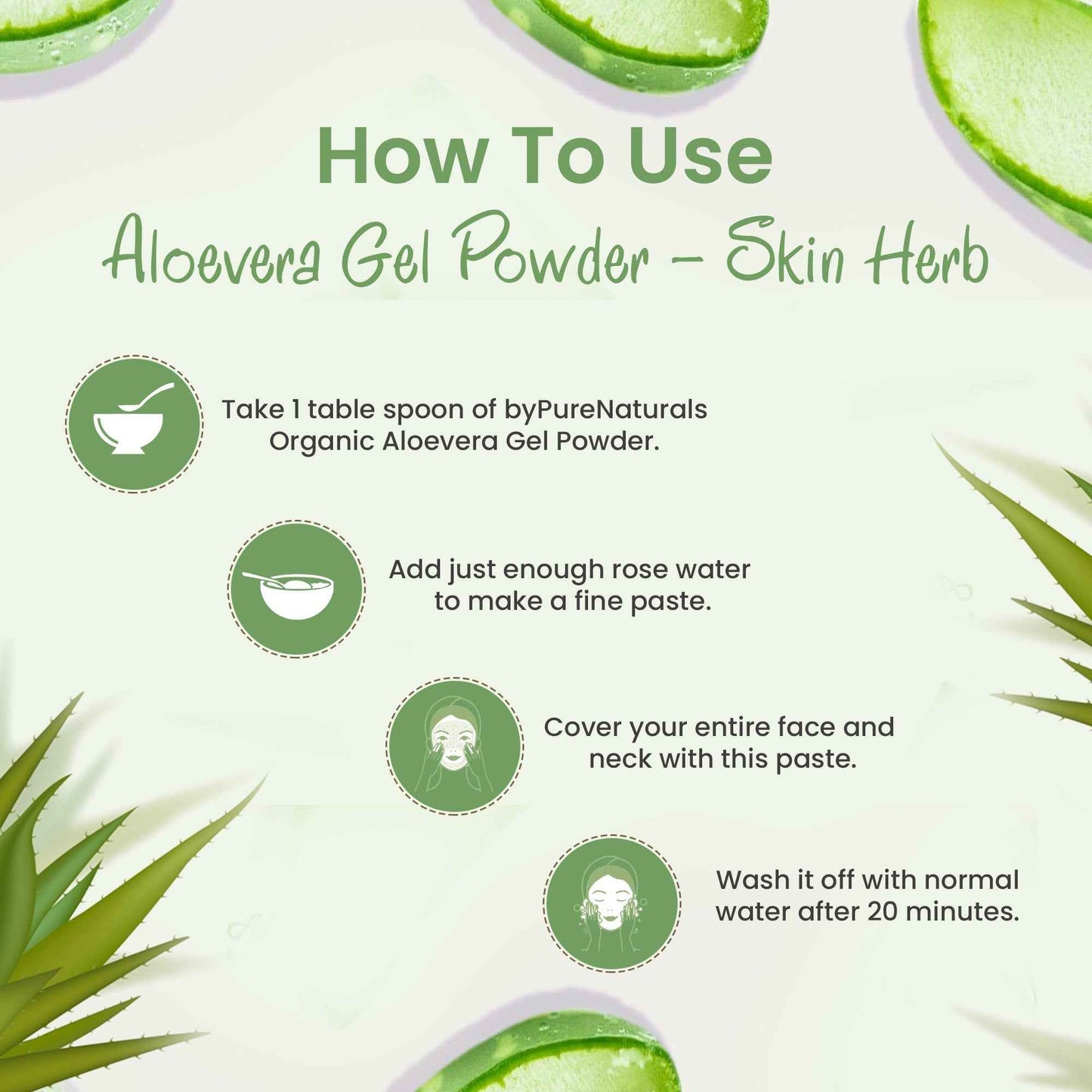 byPureNaturals Organic Aloevera Gel Powder