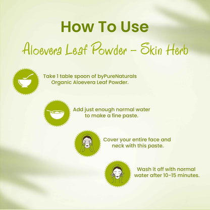 byPureNaturals Organic Aloevera Powder