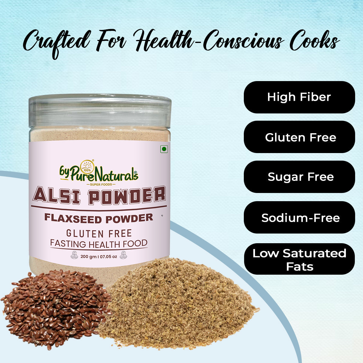 byPureNaturals Alsi Atta (Flaxseed Powder Flour)