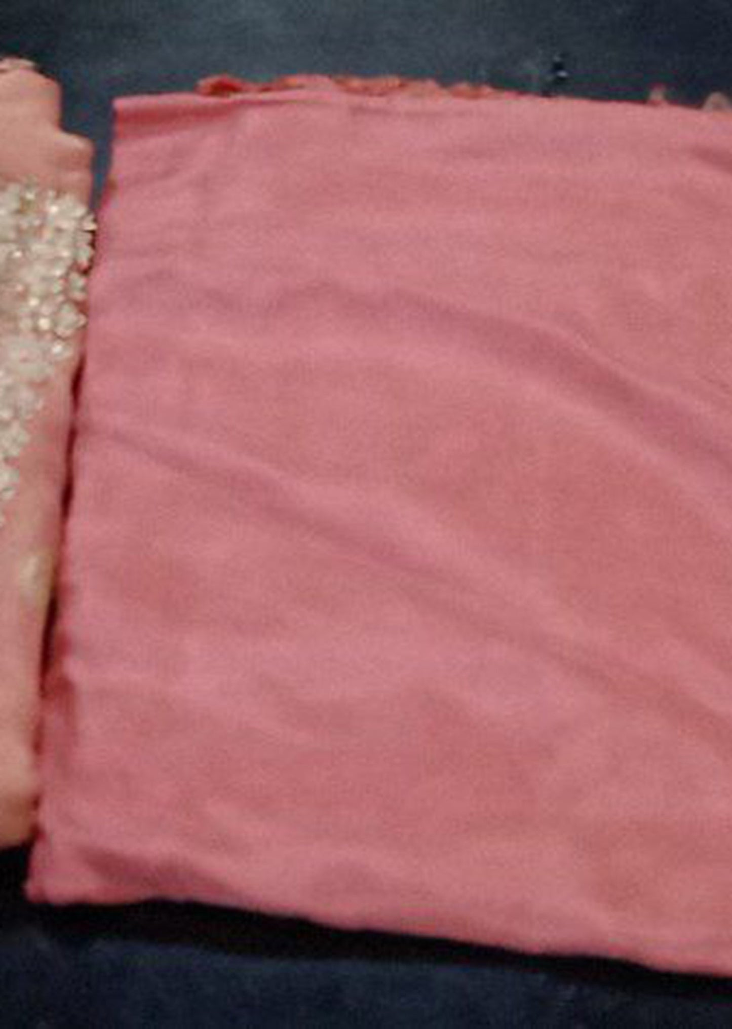 Amber Bloom Opulence Dress Material