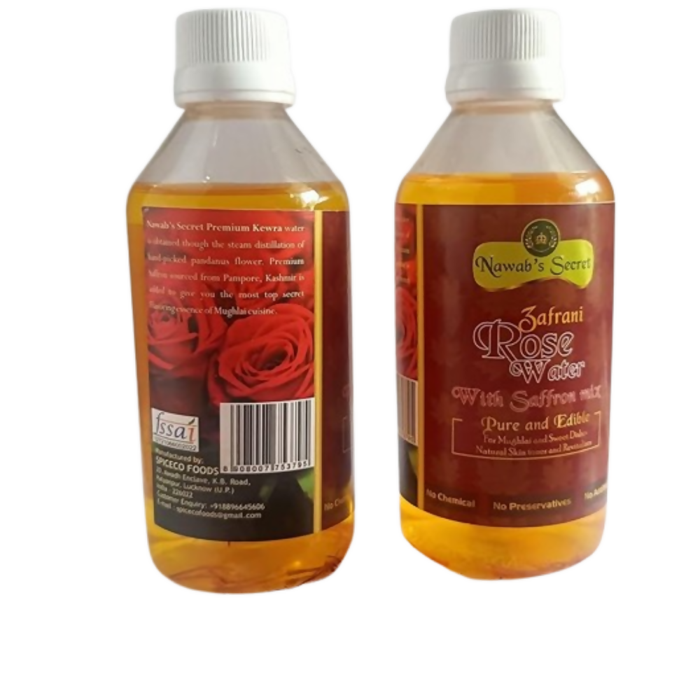 Nawab's Secret Saffron Rose Water
