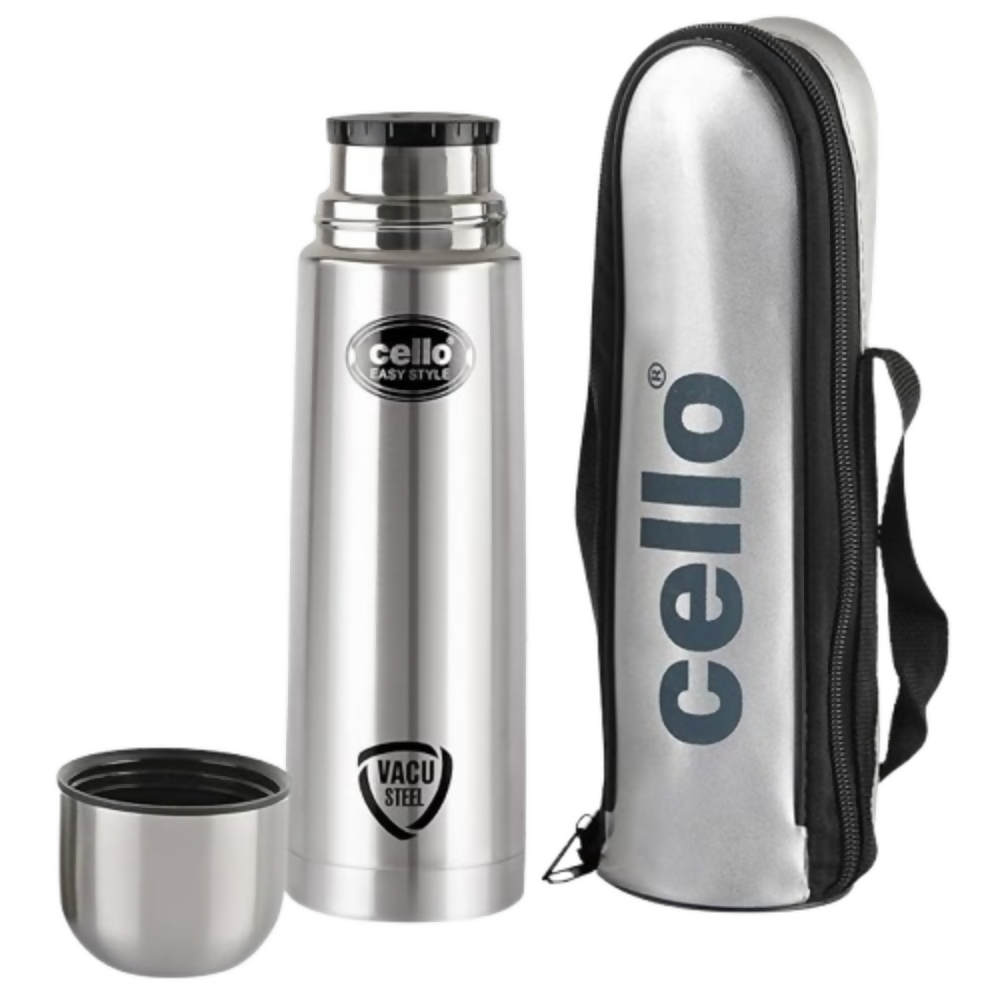 Cello Easystyle Insulated Stainless Steel Flask Water Bottle with Jacket