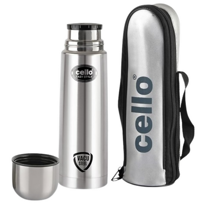 Cello Easystyle Insulated Stainless Steel Flask Water Bottle with Jacket