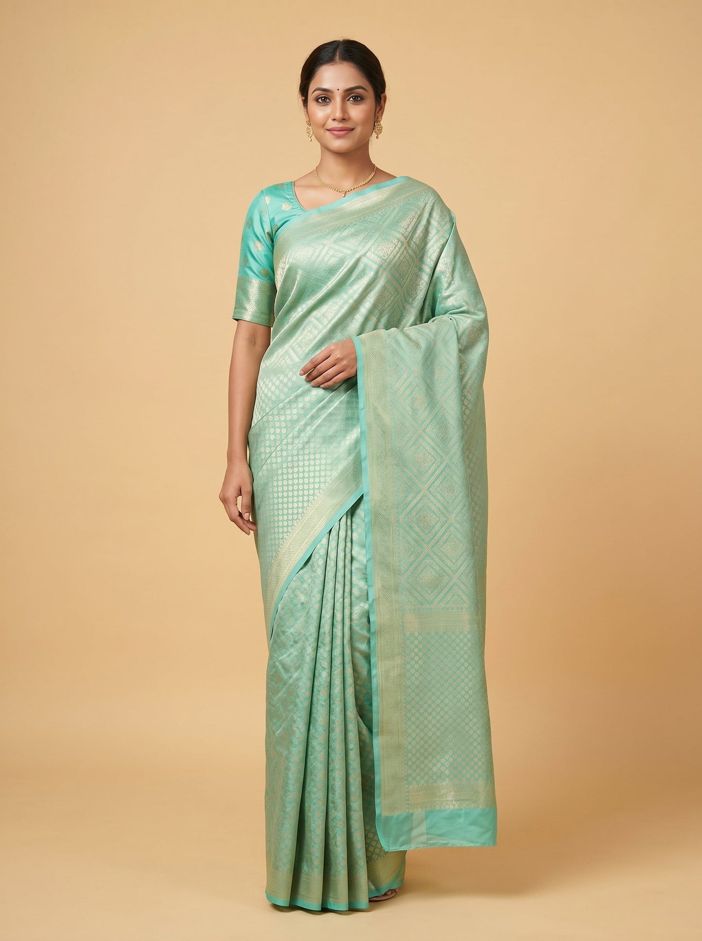 Aqua Fresh Drape Handloom Saree