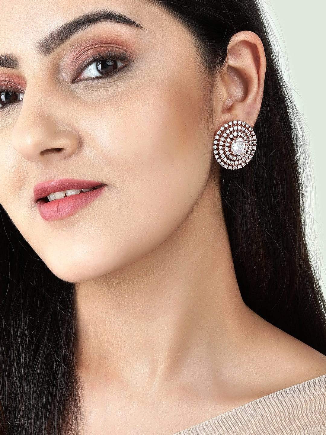 Classic Spark American Diamond Zirconia Studs