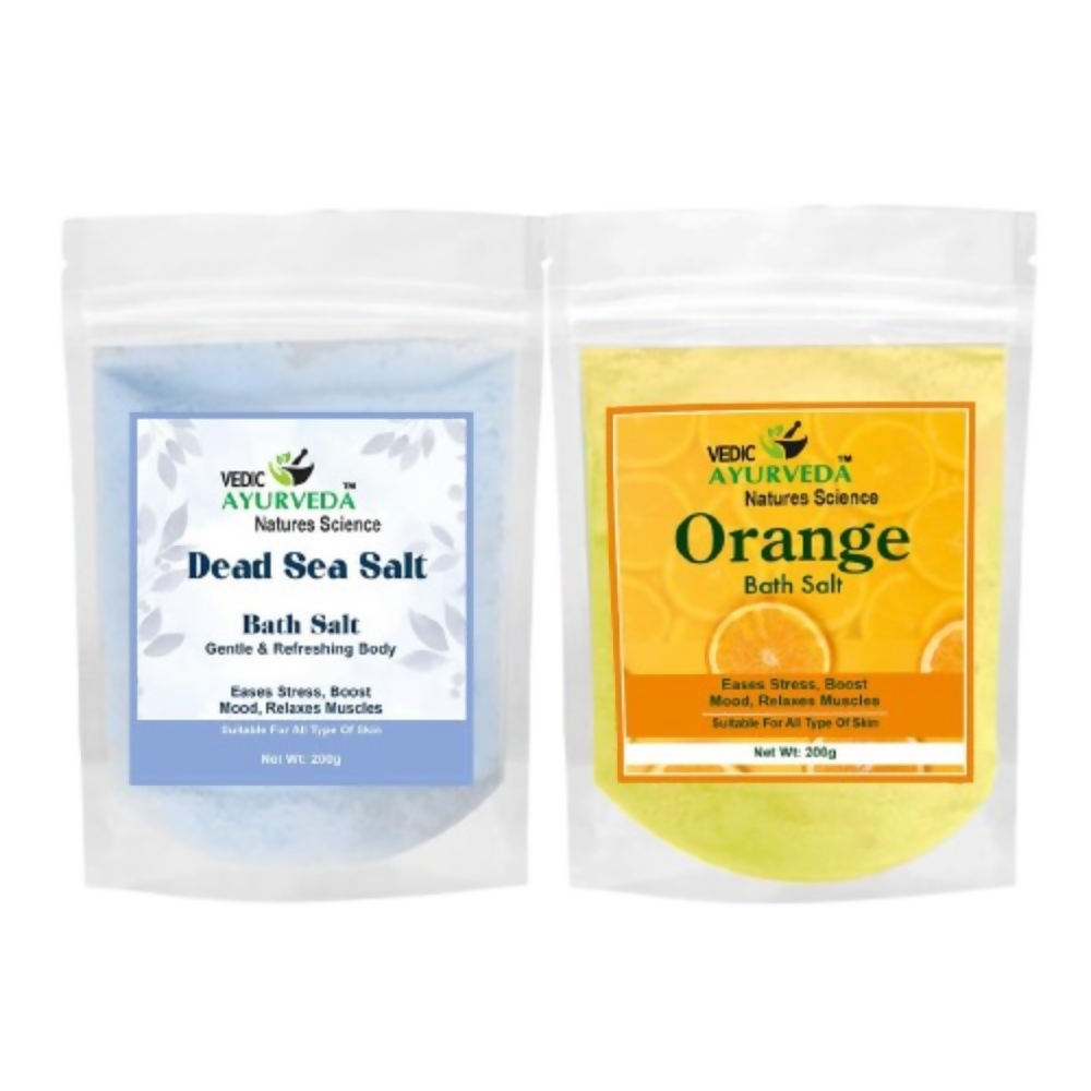 VedicAyurveda Dead Sea Salt and Orange Bath Salt