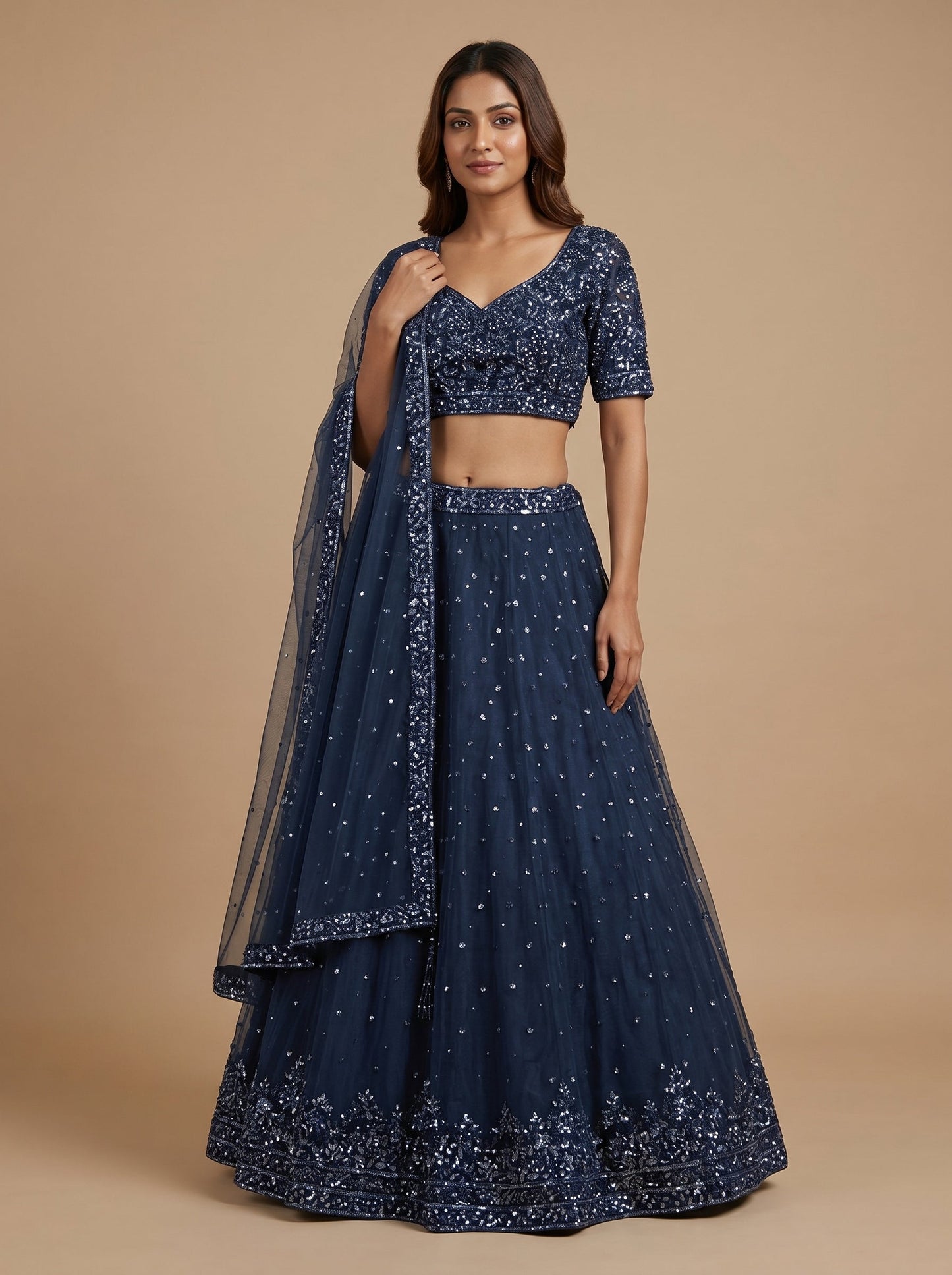 Azure Luxe Lehenga