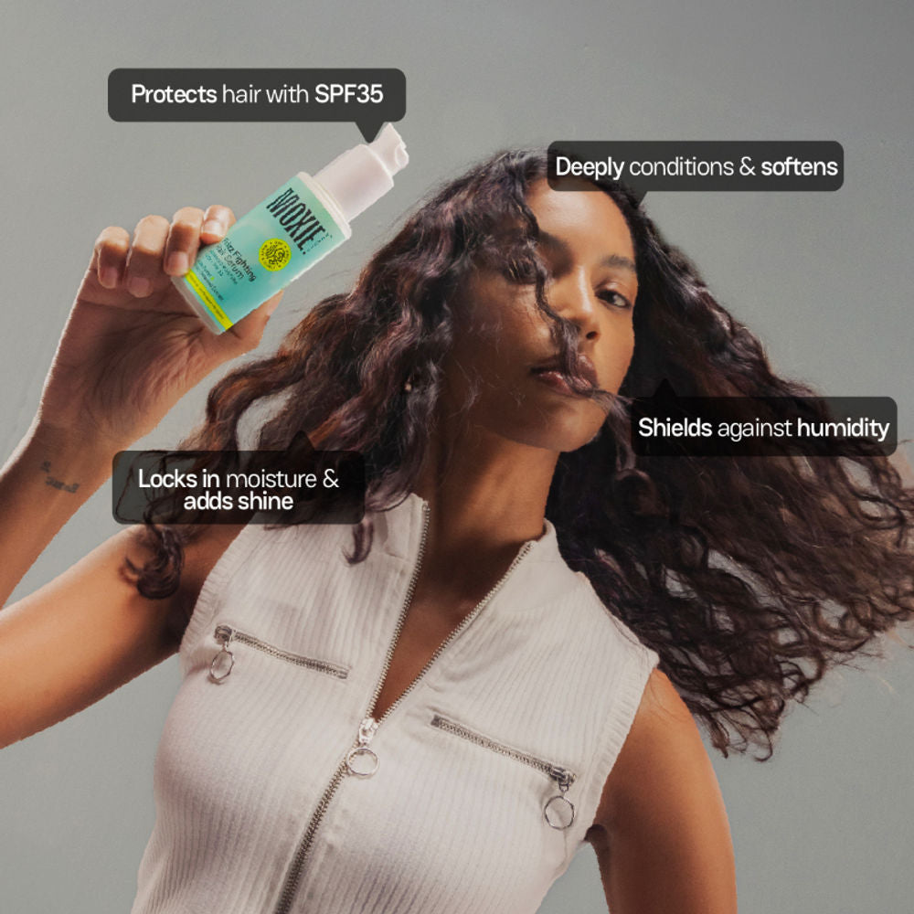 Moxie Beauty Ditch-The-Frizz Trio - Shampoo, Conditioner & Hair Serum