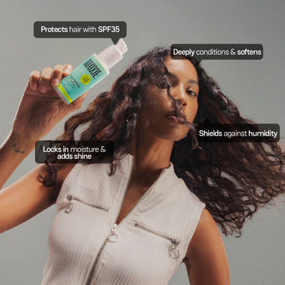 Moxie Beauty Ditch-The-Frizz Trio - Shampoo, Conditioner & Hair Serum