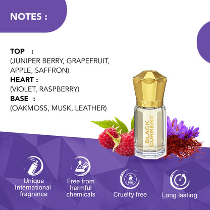 Ajmal India Black Current Attar Concentrated Perfume For Her