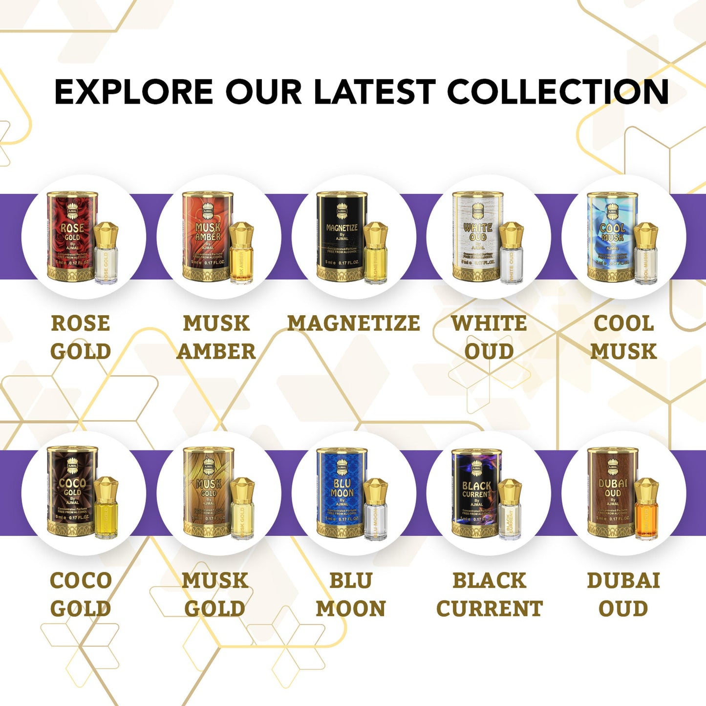 Ajmal India Black Current Attar Concentrated Perfume For Her