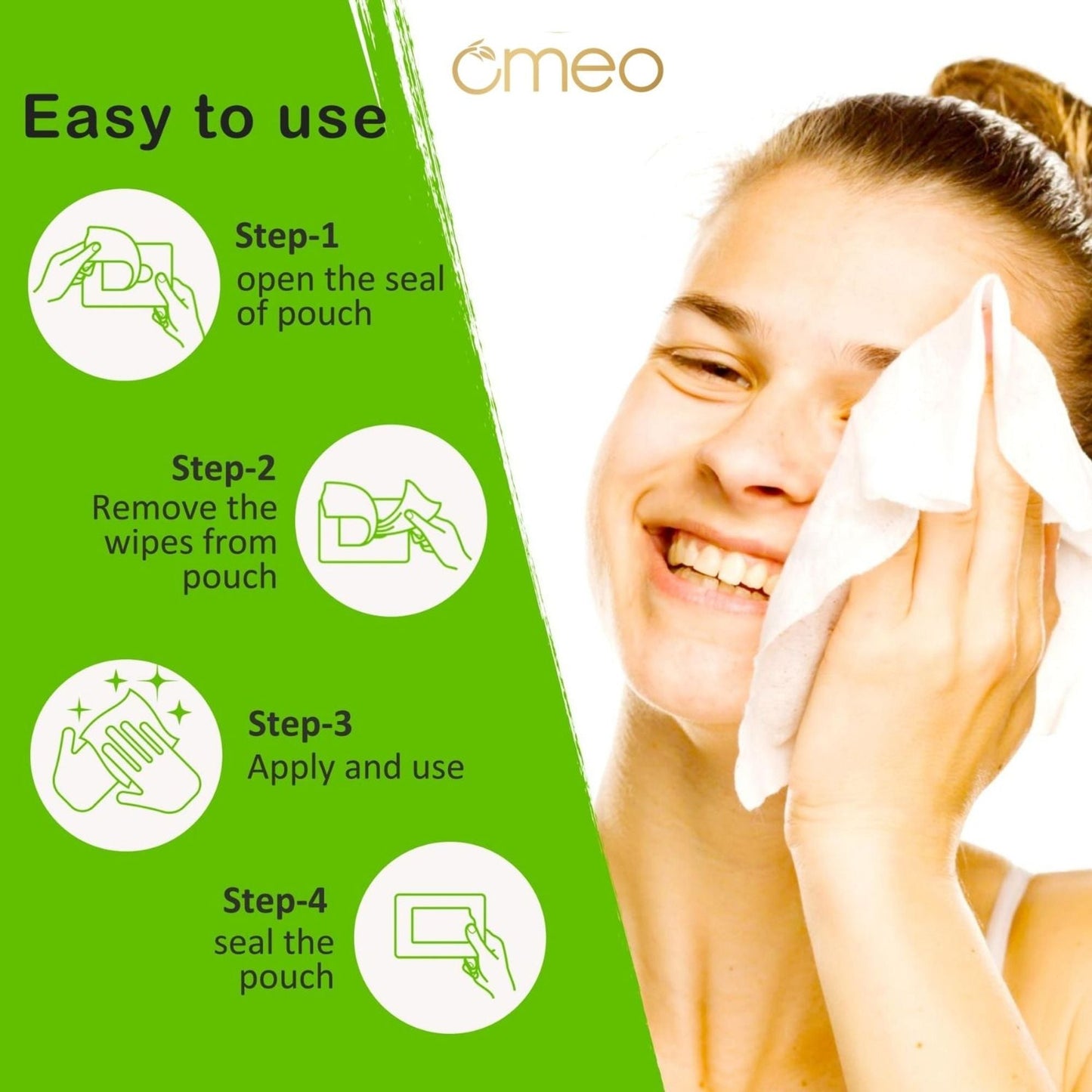 Omeo Aloe Vera Wet Wipes