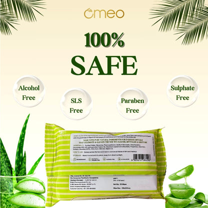 Omeo Aloe Vera Wet Wipes