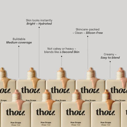Thou Hue Drops Sheer Skin Tint - 120 Neutral Warm