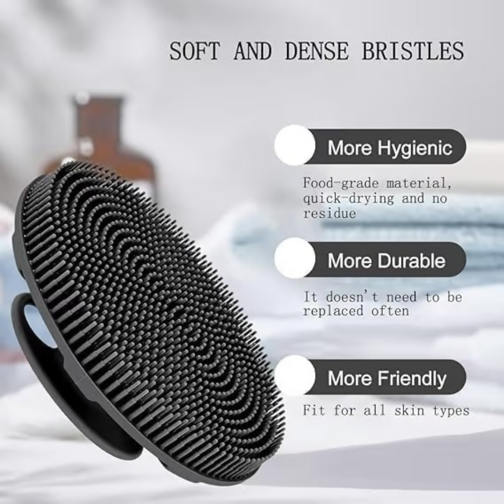 Bronson Professional Silicone Body Scrubber Bath Brush Buffer