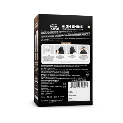 BBlunt Salon Secret High Shine Conditioning Hair Colour - Coffee Natural Brown
