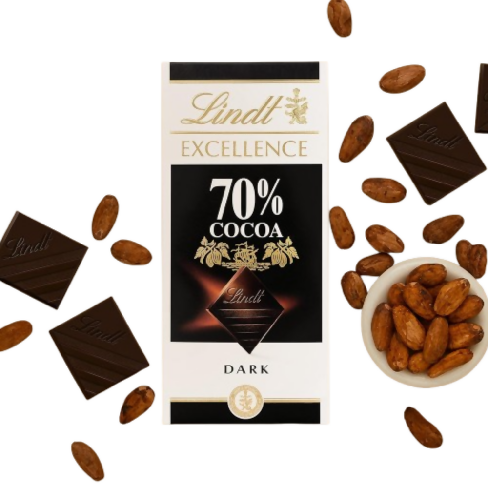 Lindt Excellence 70% Cocoa Extra Fine Dark Chocolate