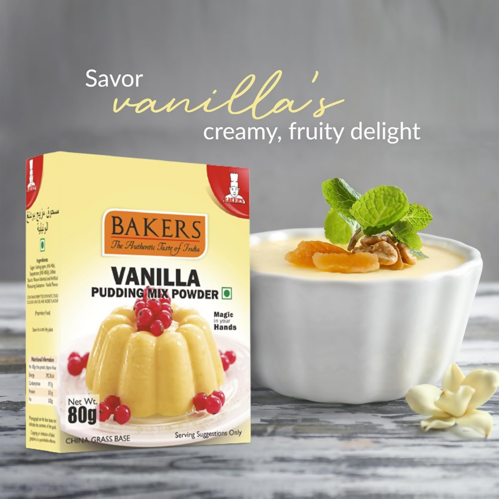 BAKERS Instant Pudding 6 Flavors Mix Combo