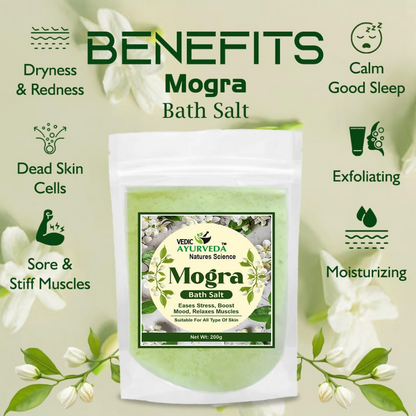 VedicAyurveda Mogra & Rose Bath Salt