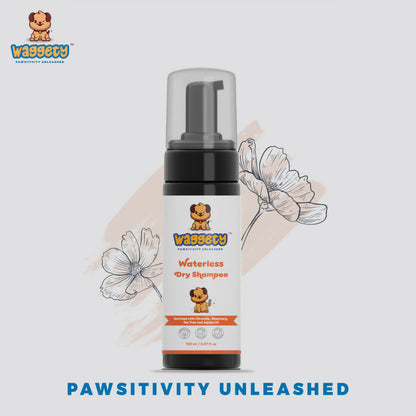 Waggety Waterless Dry Shampoo for Dogs