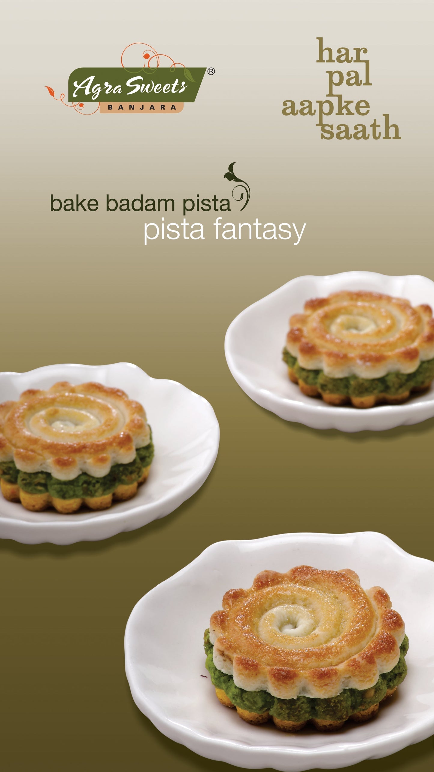 Agra Sweets Banjara Bake Badam Pista Fantasy