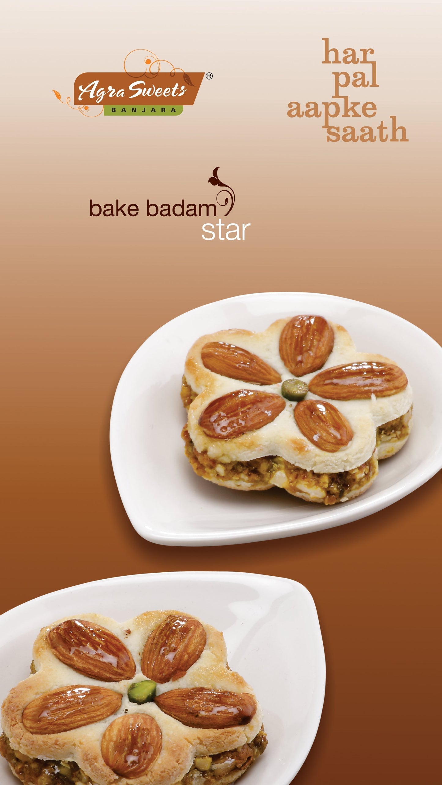 Agra Sweets Banjara Bake Chocolate Dry fruit Cone