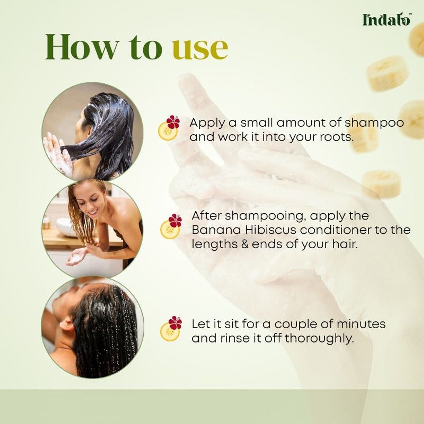 Indalo Banana Hibiscus Conditioner For Dry & Frizzy Hair