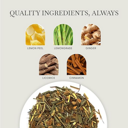 Luxmi Estates Lemon Ginger Herbal Tea