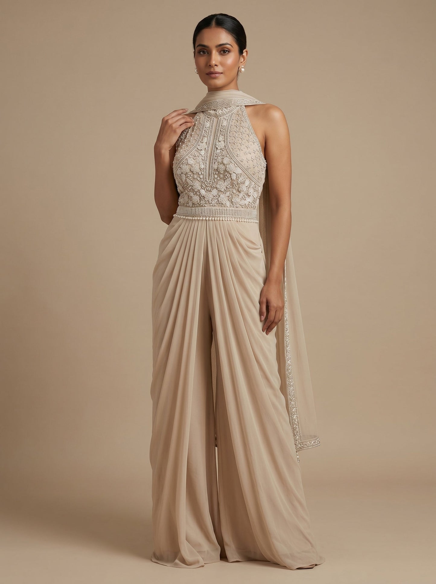 Beige Aura Indogown