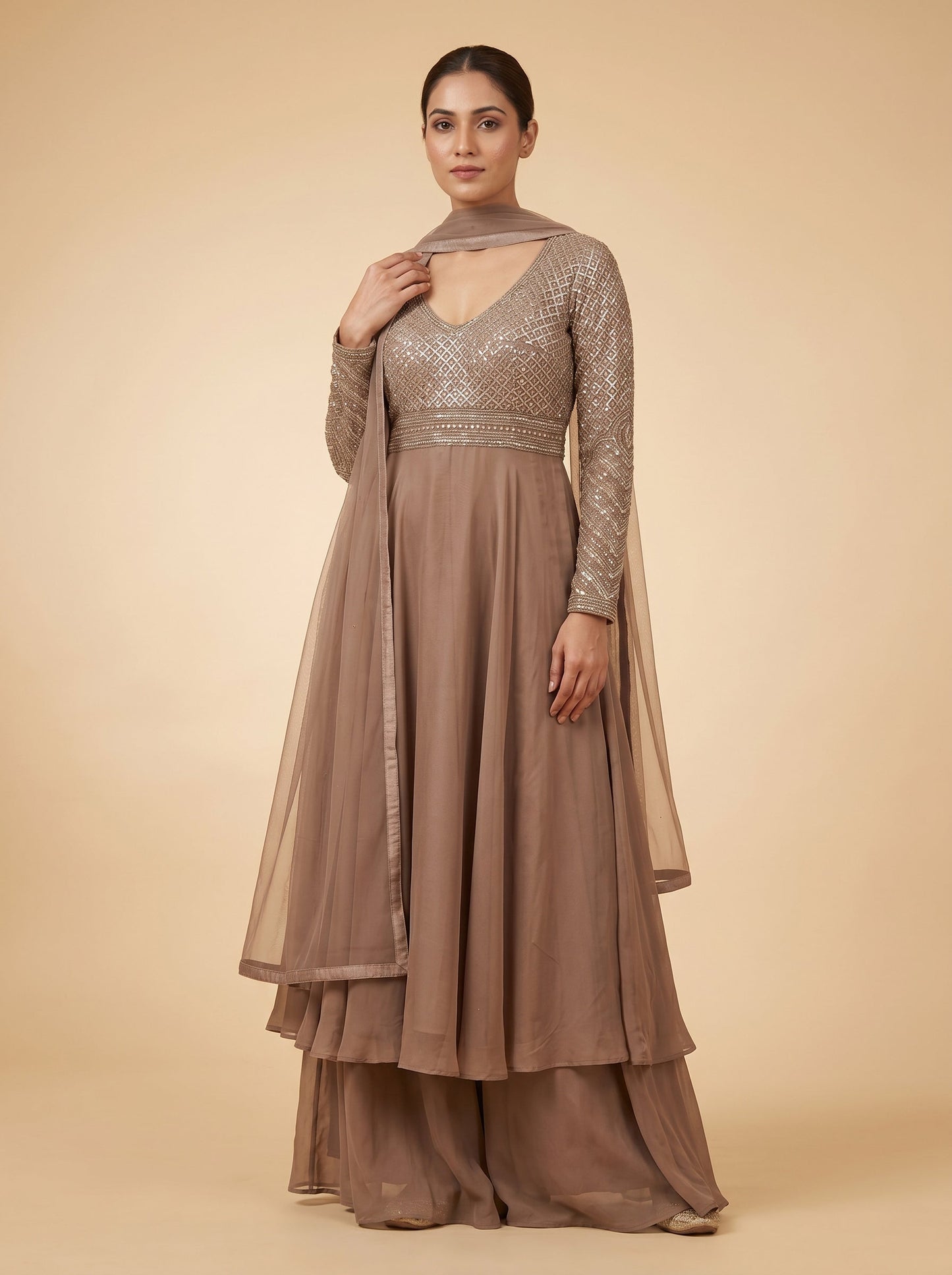 Beige Soft Indogown