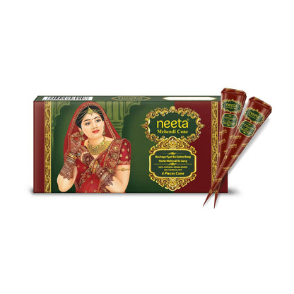 Neeta Mehendi Cone for Hand Design  4 Henna Cones