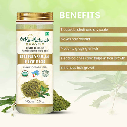 byPureNaturals Organic Bhringraj Powder
