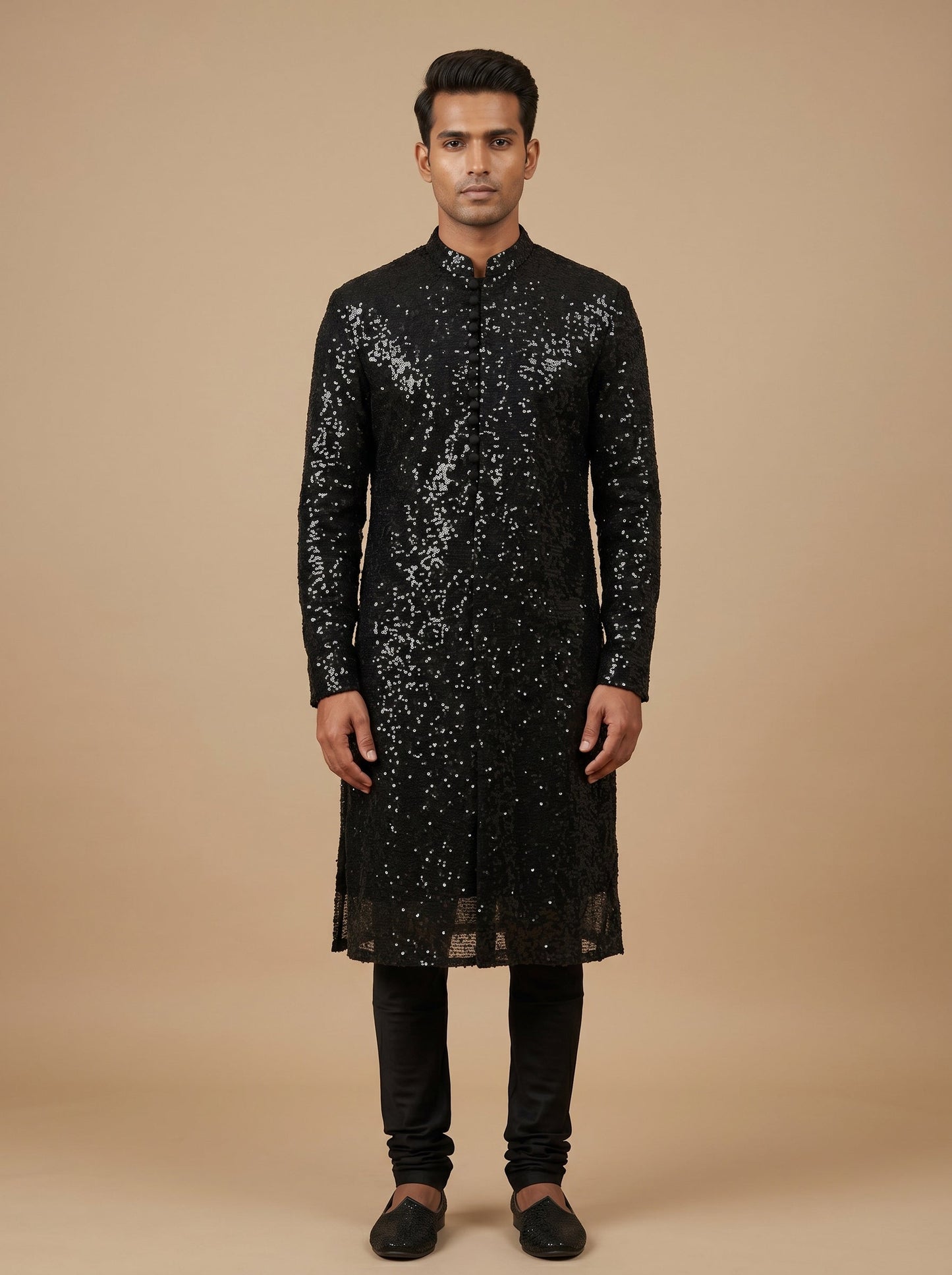 Black Designer Kurta Set (D)