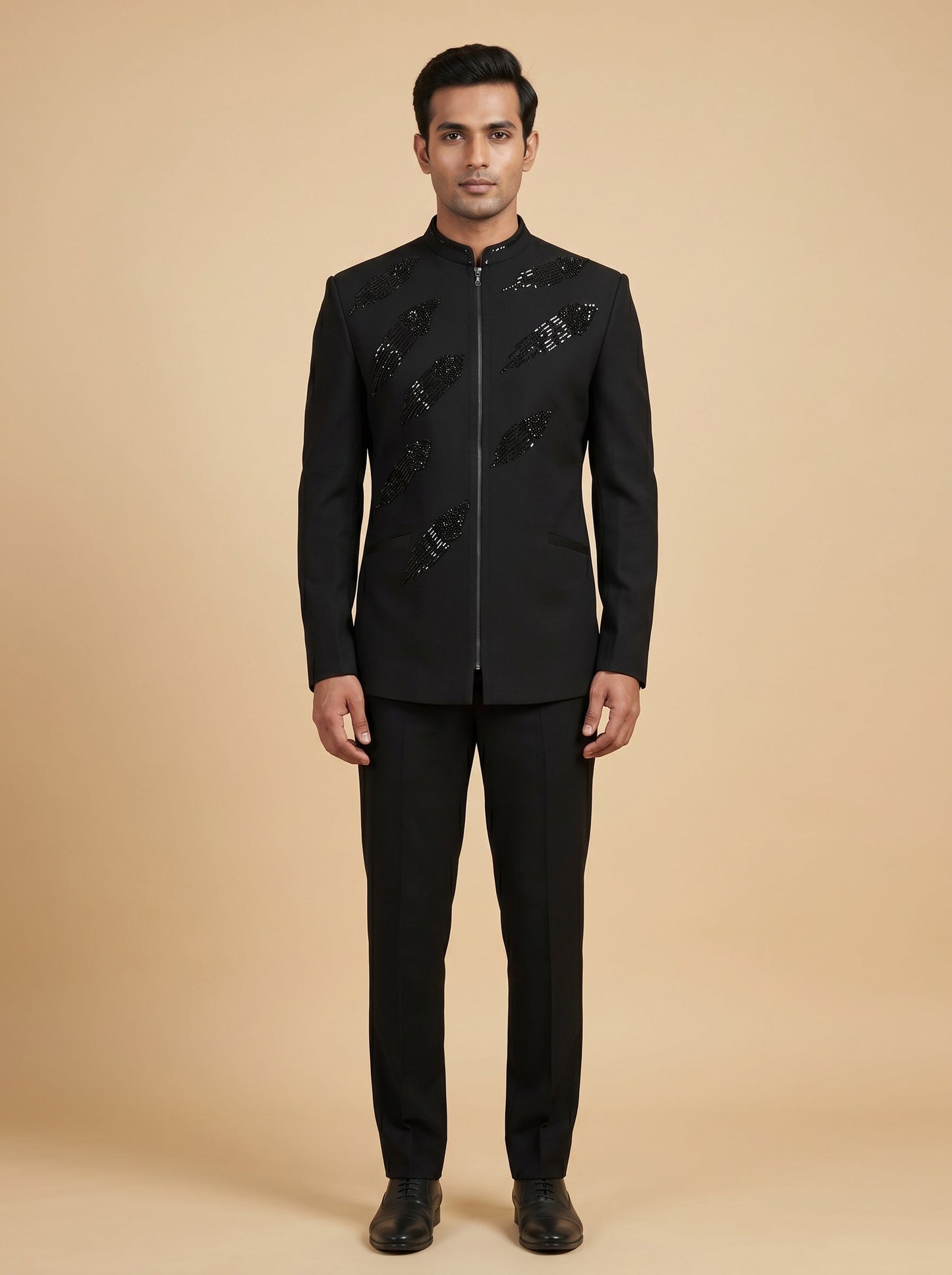 Black Royal Jodhpuri Suit