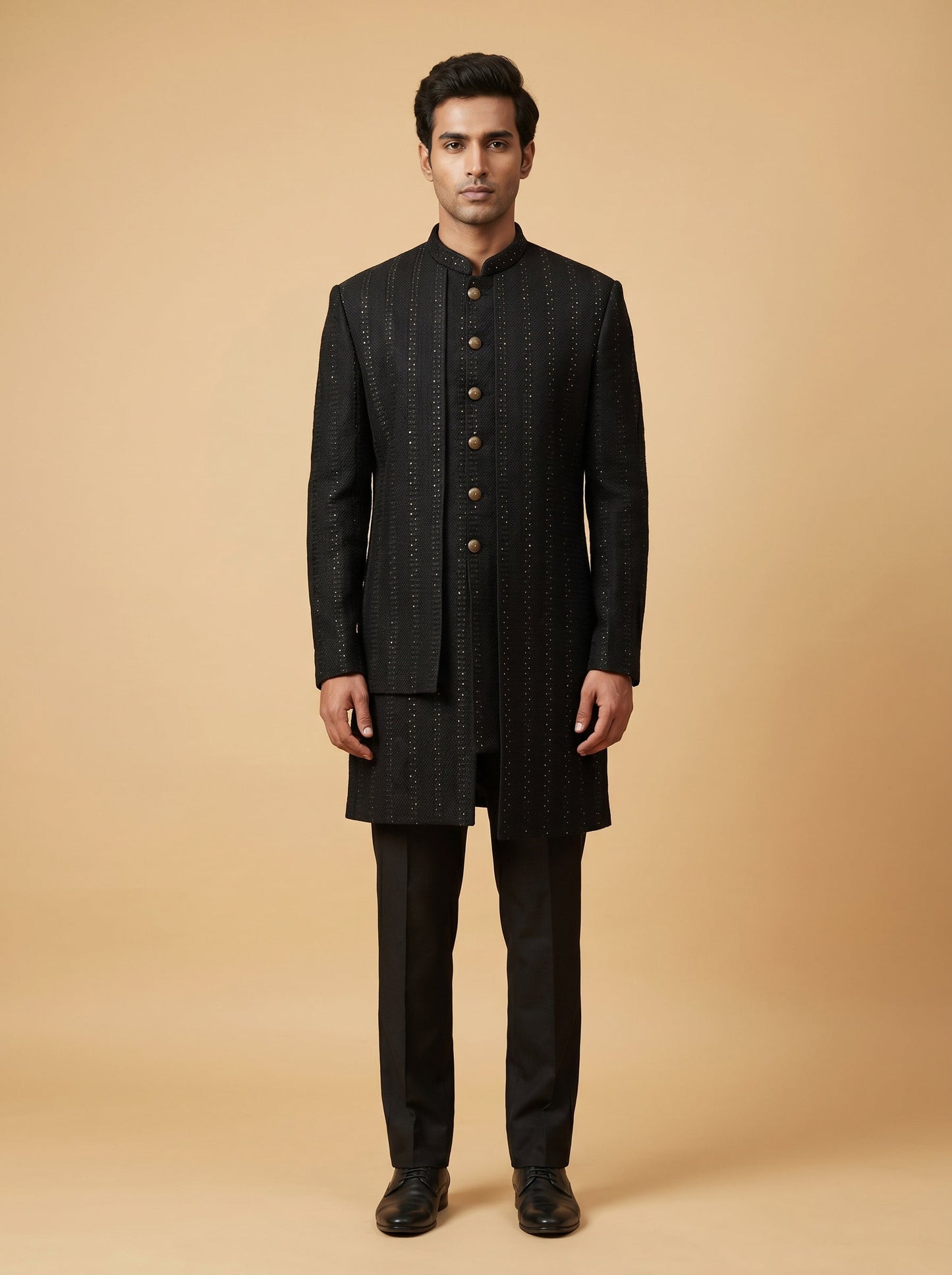 Black Sleek Indowestern