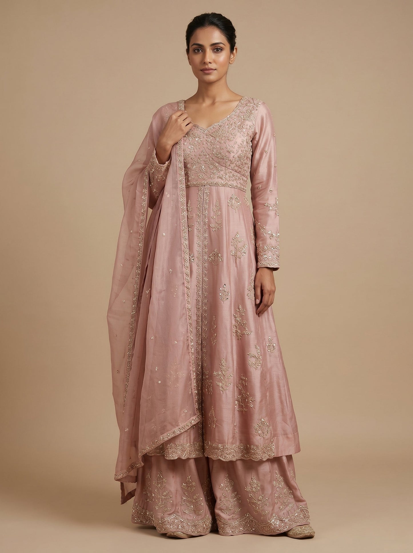 Bloom Pink Anarkali