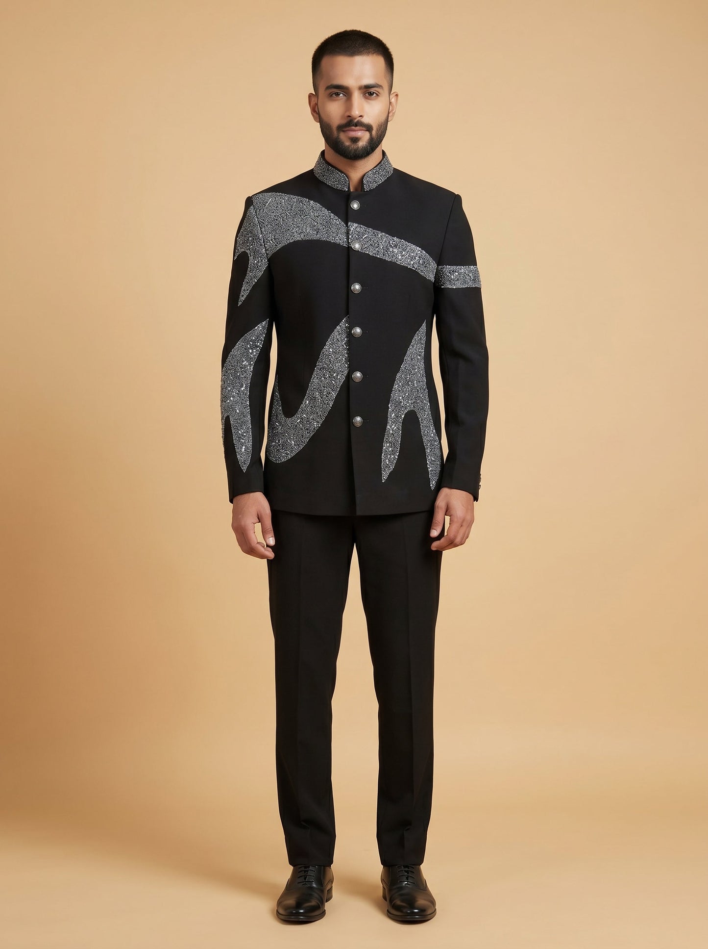 Blue Classic Jodhpuri Suit