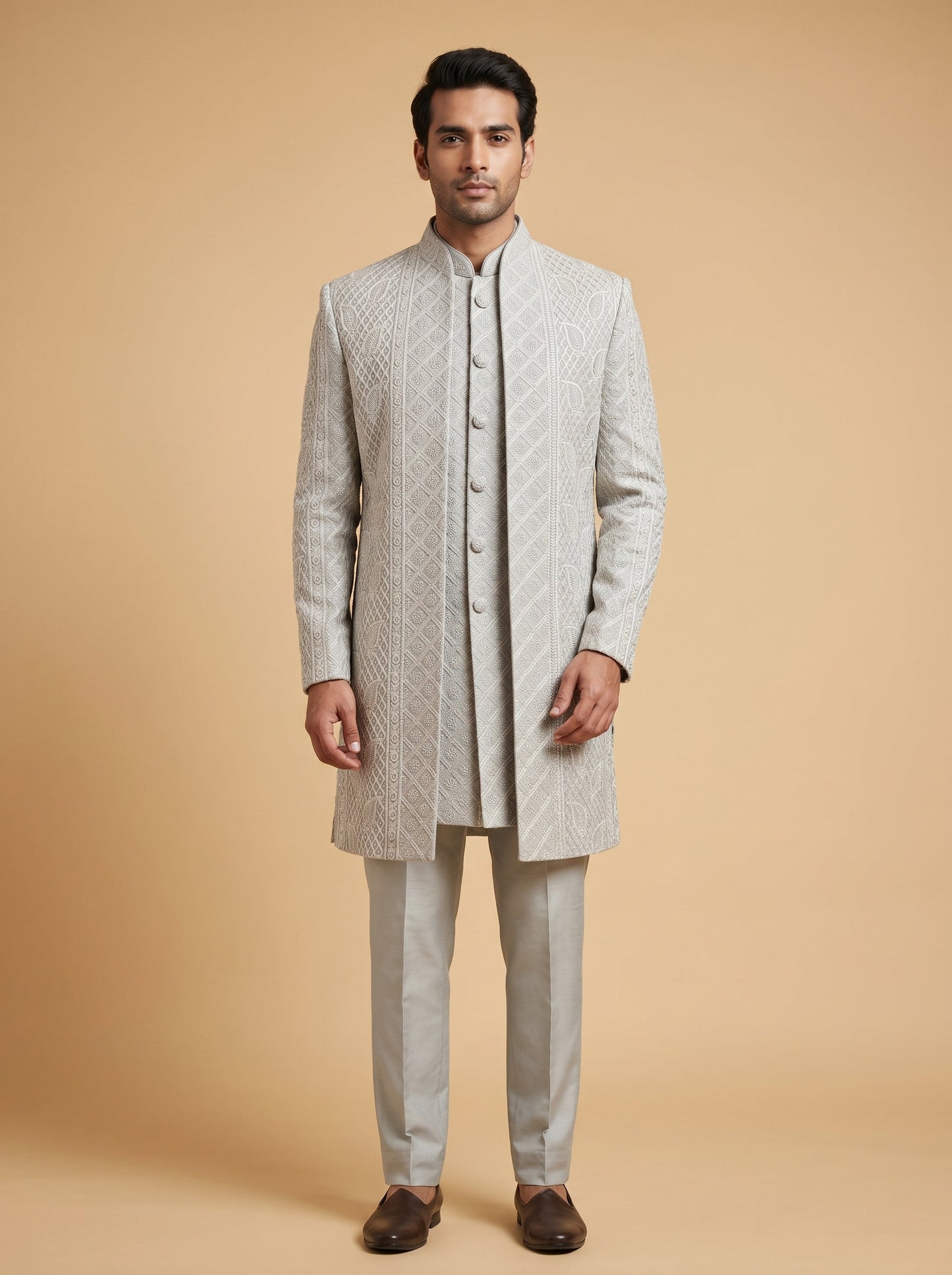 Blue Classic Royal Sherwani