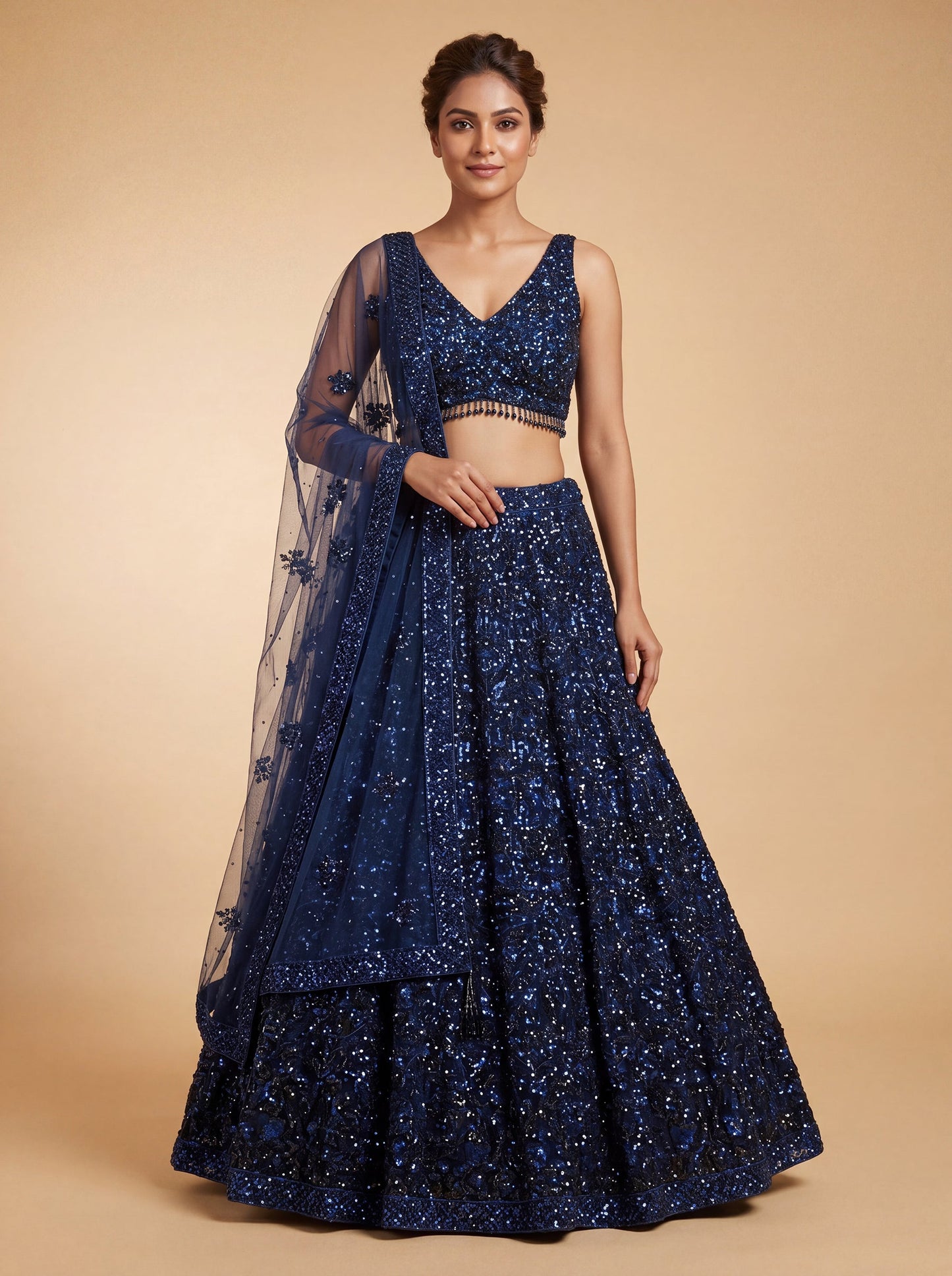 Blue Grace Bridal Lehenga