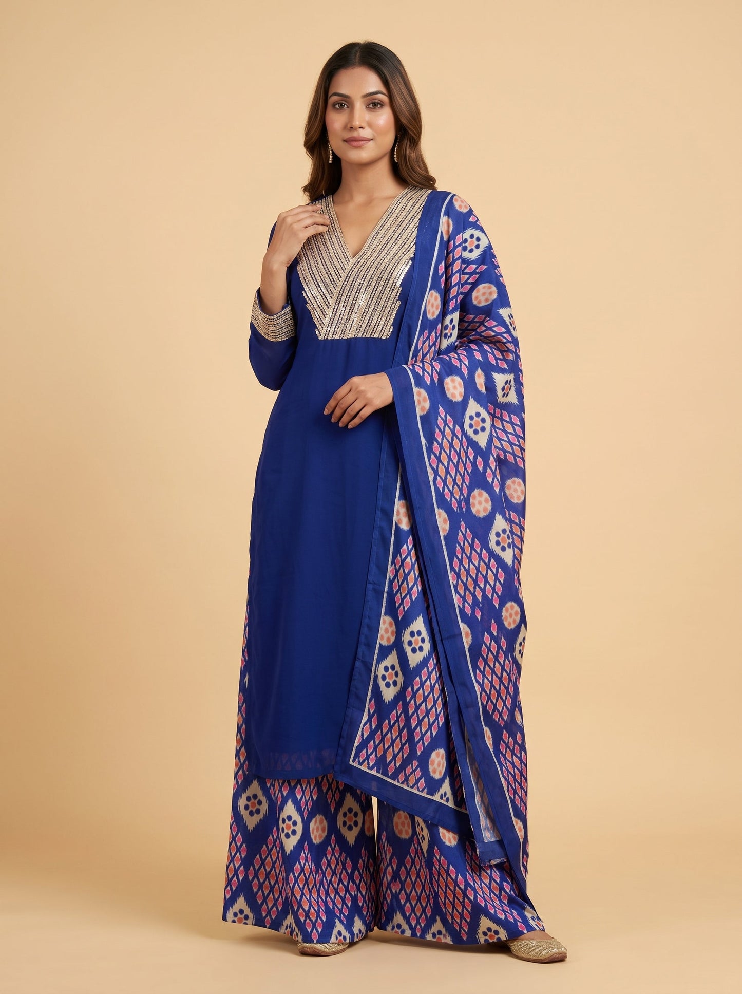 Blue Surge Palazzo Set