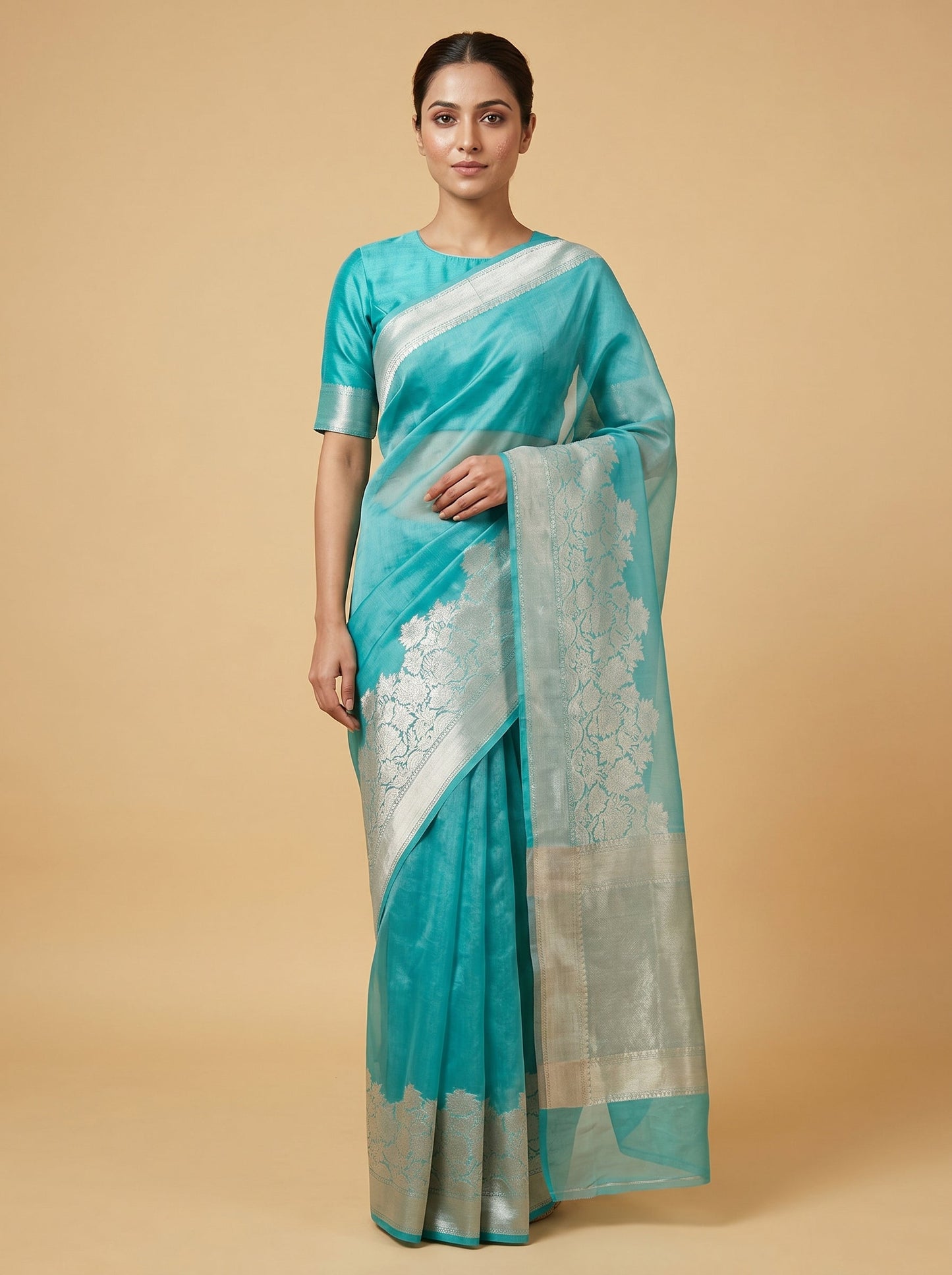 Blue Timeless Handloom Saree