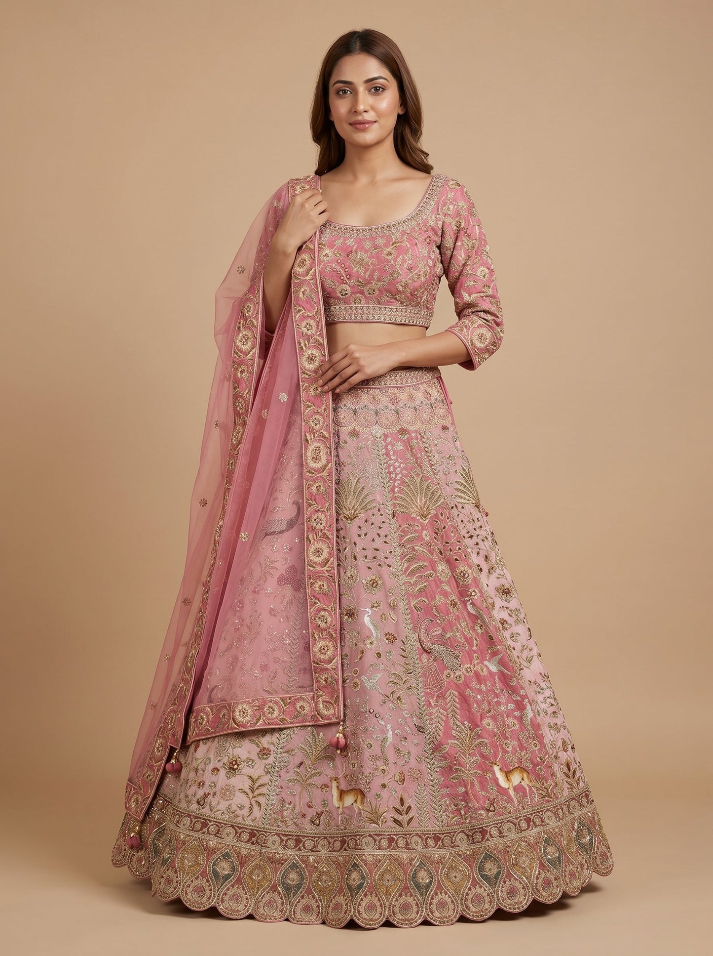 Blush Petal Lehenga