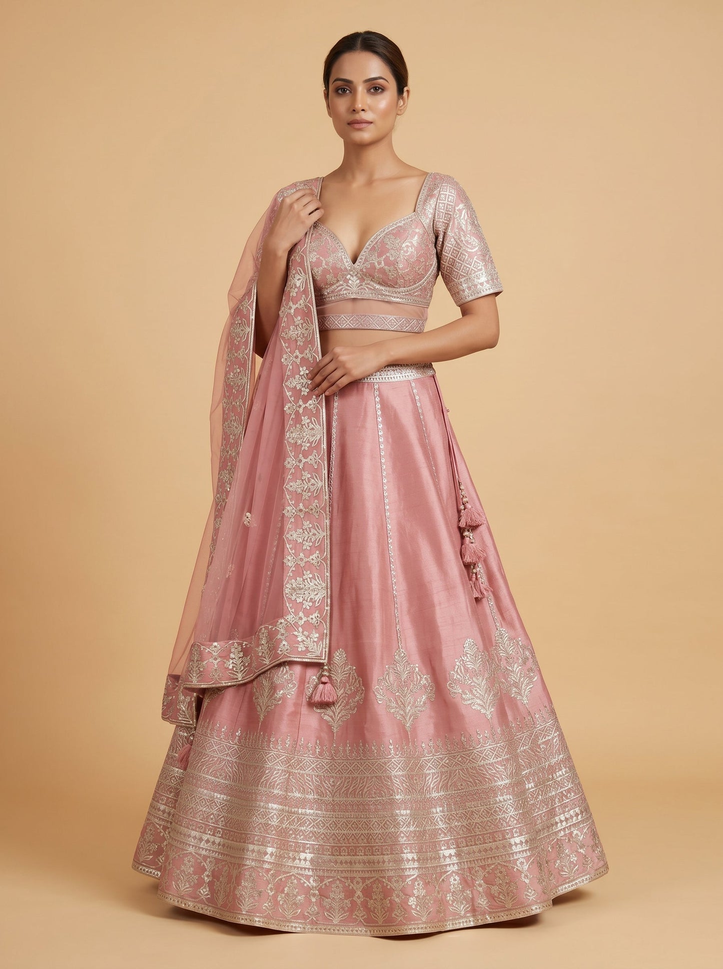 Blush Pink Glow Lehenga