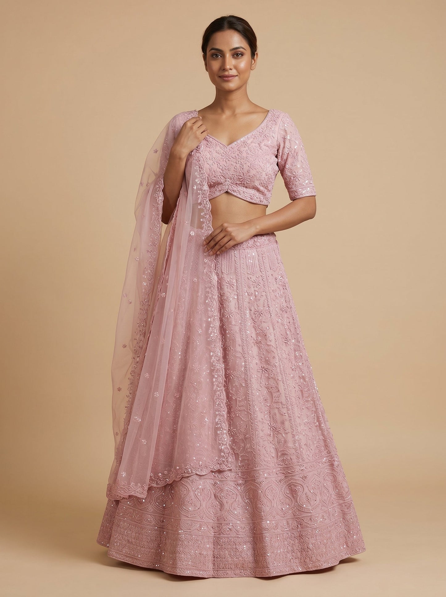 Blush Radiance Lehenga
