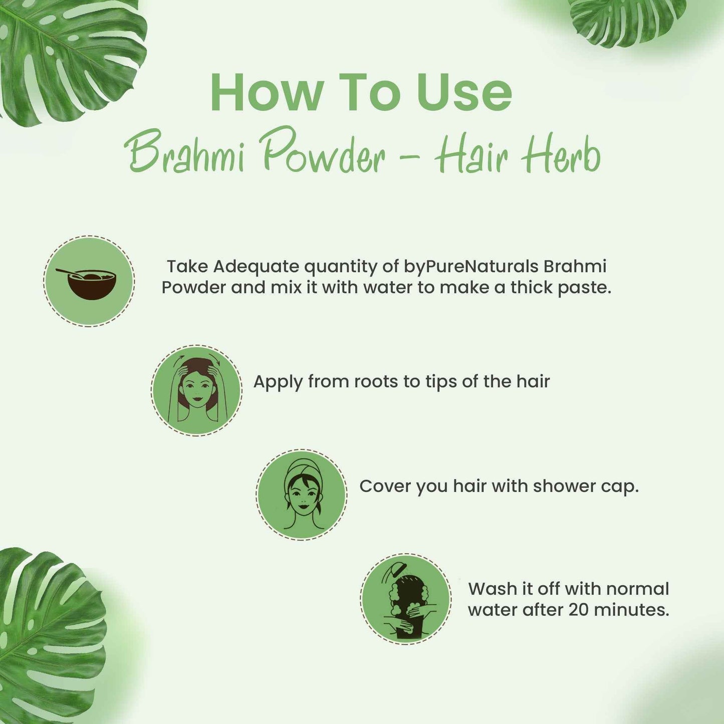 byPureNaturals Organic Brahmi Powder